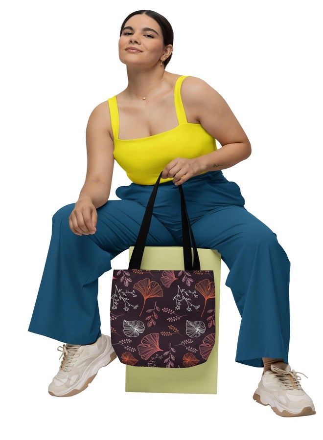 PrimeBox Women's Tote Bag, Casual Shoulder Handbag Printed Collage Tote bag School fashionable bag Multi Print - Image 4