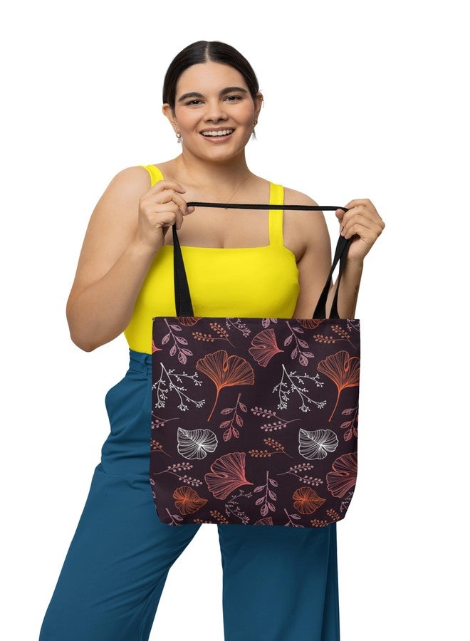 PrimeBox Women's Tote Bag, Casual Shoulder Handbag Printed Collage Tote bag School fashionable bag Multi Print - Image 3