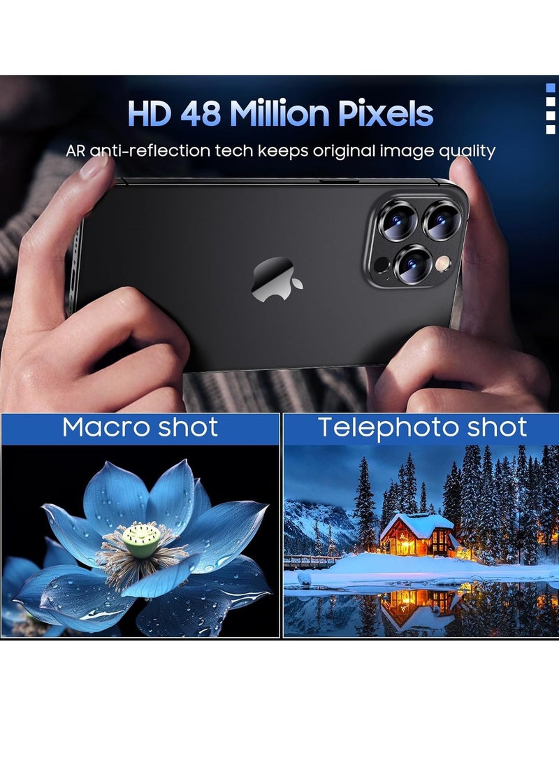 ELTRAZONE Camera Lens Protector for iPhone 15 Pro 6.1in iPhone 15 Pro Max 6.7in,9H tempered glass Integrated full coverage Camera Cover for iPhone 15 Pro iPhone 15 Pro Max[Black Titanium] - Image 2