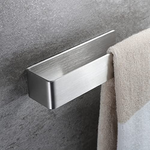 Taozun Towel Holder 11.8 Inch Brushed Hand Towel Rack Bathroom Towel Bar Adhesive Towel Ring Stainless Steel Hand Towel Hanger, Stick on Wall - Image 5