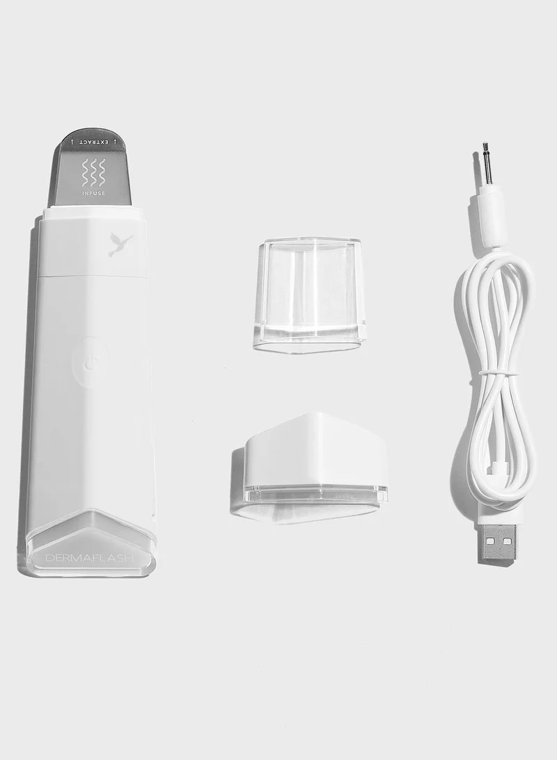 DERMAFLASH Pore Extractor & Serum Infuser - White