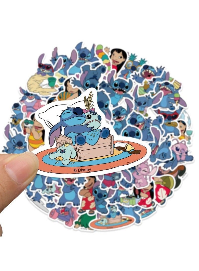 JAKTK 50pcs waterproof stickers cute cartoon laptop luggage computer water bottle graffiti stickers suitable for children teenagers girls adults - Image 1