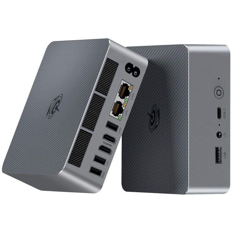 Beelink EQR7 Mini PC,AMD Ryzen 7 7735HS Processor (8C/16T,up to 4.75GHz),Mini Computer with 24GB LPDDR5 RAM 500GB M.2 2280 PCle SSD,Dual Screen Display/Dual LAN 2.5G/WiFi 6/BT5.2/USB 3.0 - Image 4