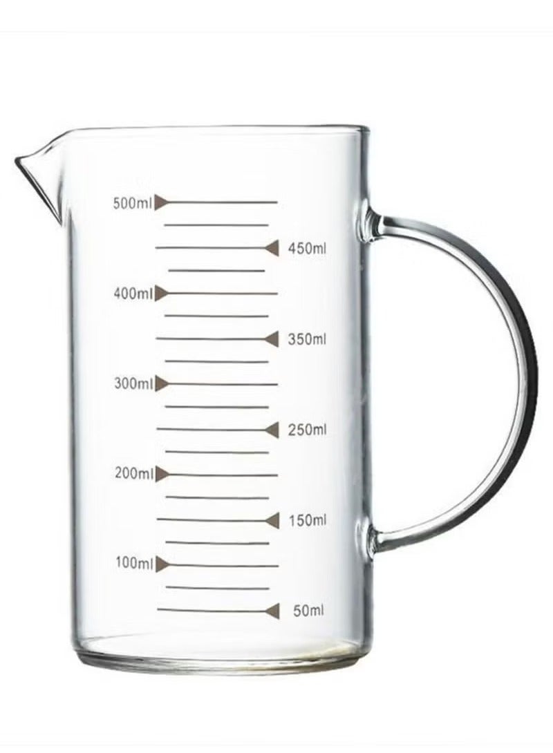 HOMESTAR V60 Coffee Server Heat Resistant Glass Pot Pour Over Kettle Maker Teapot Hand Drip Pour Over Jug With Scale 500ml  - Image 1