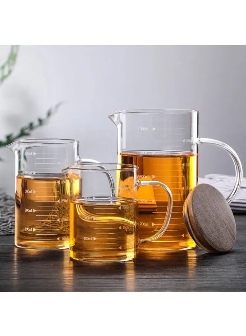 HOMESTAR V60 Coffee Server Heat Resistant Glass Pot Pour Over Kettle Maker Teapot Hand Drip Pour Over Jug With Scale 500ml  - Image 2