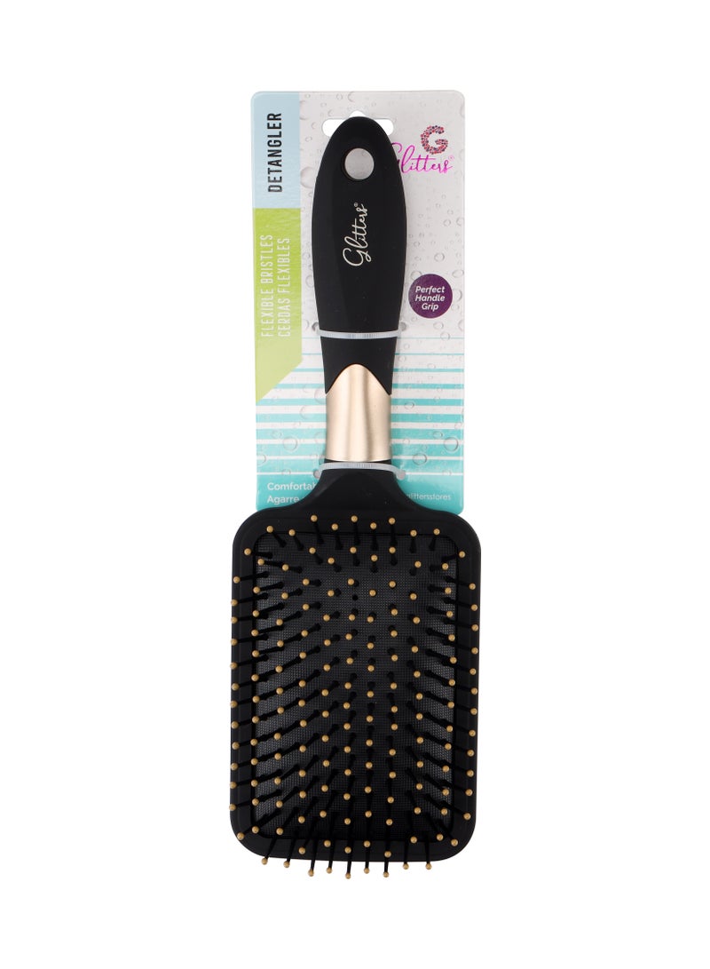 Glitters Hair Brushes for Men Women, Hole Design Hair Blow Drying Styling Brush Curve Brush Barber Brush for Long, Thick, Thin, Curly Hair, Slicked-back Hair - Image 4