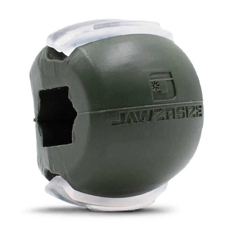 Jawzrsize Jawzrsize Jaw Face and Neck Exerciser  Define Your Jawline Slim and Tone Your Face Look Younger and Healthier  Helps Reduce Stress and Cravings  Facial Exerciser Level 4  Elite Green