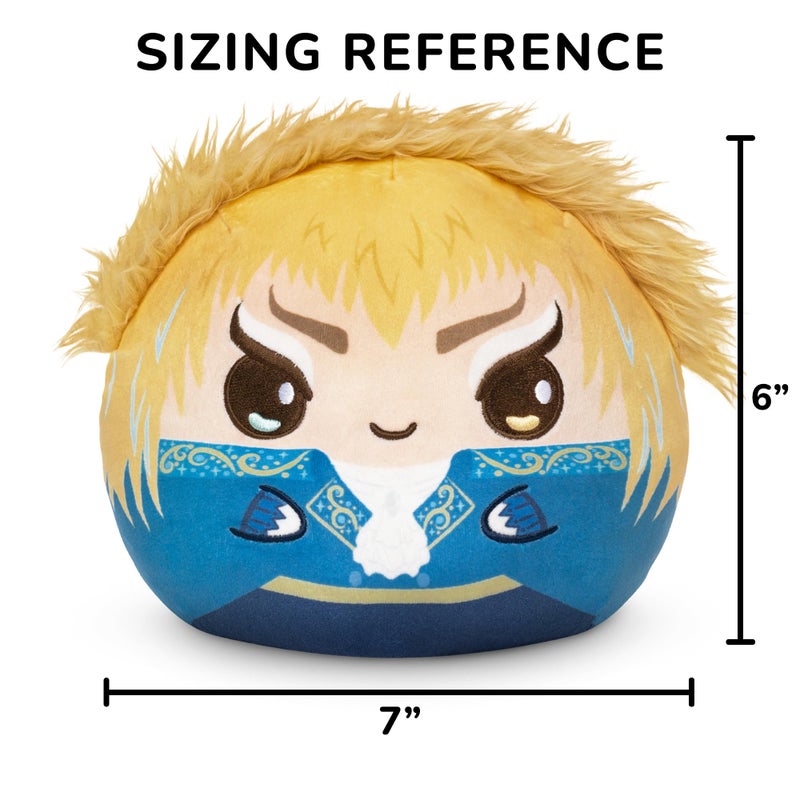 TeeTurtle Reversible Jim Henson's Labyrinth Jareth/Sarah 6-Inch Two-Sided Flip Plush Toy with Embroidered Details - Cute Mini Collectible Plush for Kids, Teens, and Adults - Image 4