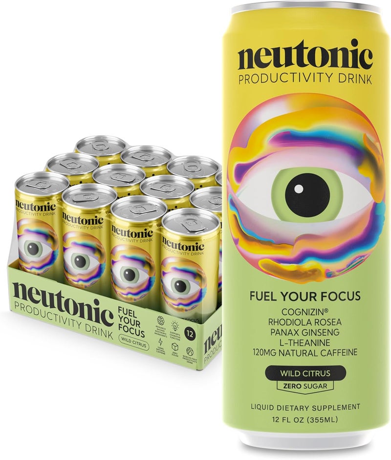 Neutonic Nootropic Productivity Energy Drink - Wild Citrus - Image 1