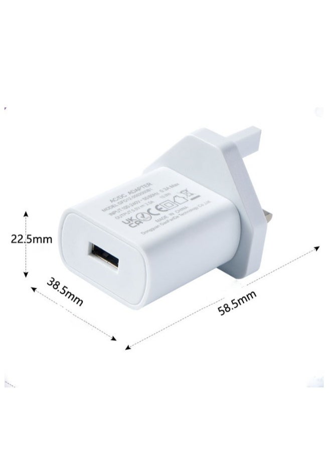 عام شاحن 5V2A، محول طاقة 5V2A، قابس USB معتمد من UKCA - Image 3