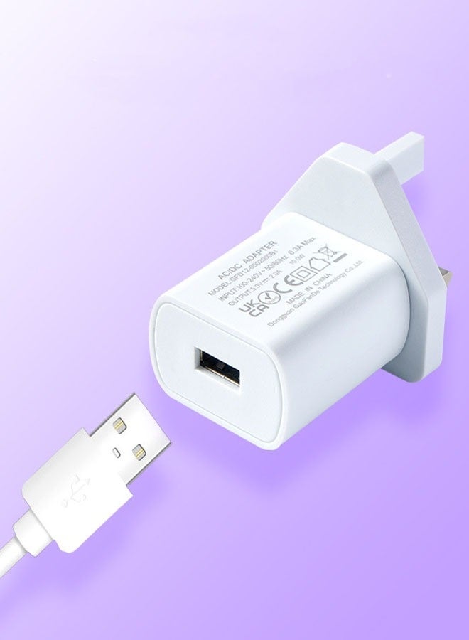 عام شاحن 5V2A، محول طاقة 5V2A، قابس USB معتمد من UKCA - Image 2