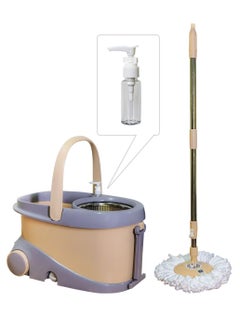 Spin Mop With Bucket With Tires With Detergent Bottle