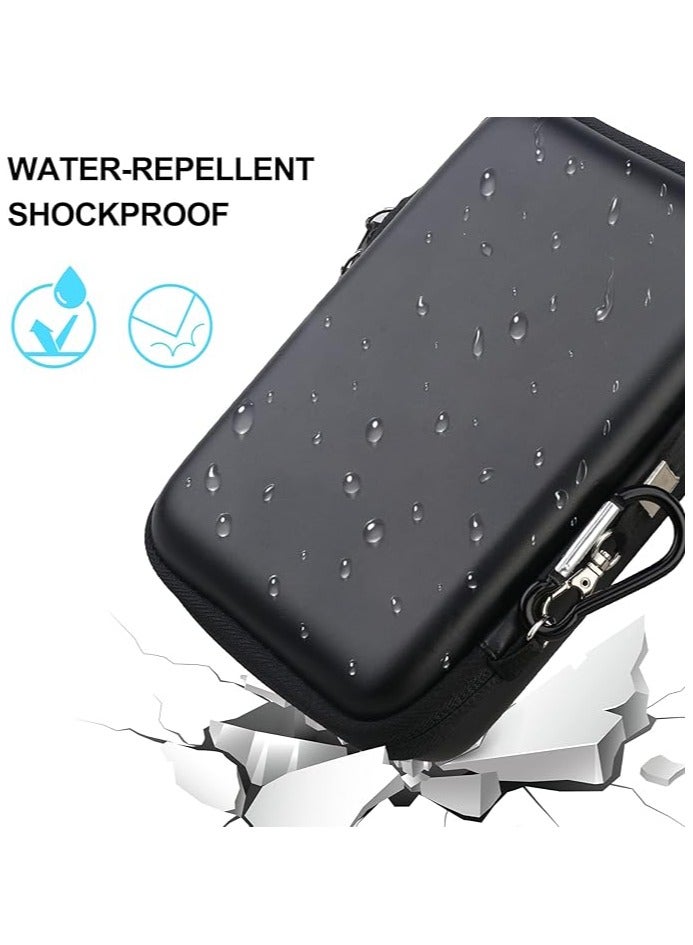 erorex Hard Drive Carrying Case for SanDisk Professional G-Drive ArmorATD – Rugged Portable External Hard Drive HDD USB-C USB 3.2 Gen 1 1TB 2TB 4TB 5TB 6TB Shockproof Protective Travel Bag, Orange - Image 3