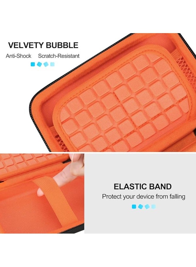 erorex Hard Drive Carrying Case for SanDisk Professional G-Drive ArmorATD – Rugged Portable External Hard Drive HDD USB-C USB 3.2 Gen 1 1TB 2TB 4TB 5TB 6TB Shockproof Protective Travel Bag, Orange - Image 5