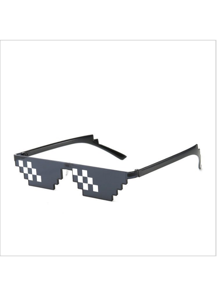 NIBEMINENT نظارات شمسية مزدوجة الصفوف مكونة من 10 قطع للحماية من الشمس، الحفلات - Image 2