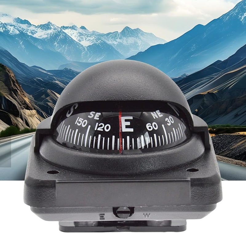 Digital Compass for Car Dashboard Boat Marine Navigation Outdoor Cycling Black - Image 5