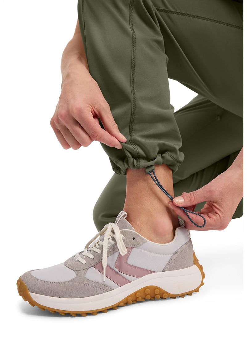Cherokee Infinity Straight Leg Drawstring Women Scrub Pants 360 Stretch with 4 Pockets 1123AT, M Tall, Olive - Image 5