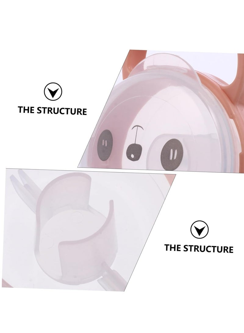 Loquat 2 Pack Pacifier Storage Cases, Stick Monkey Design, Pink, for Babies - Image 2