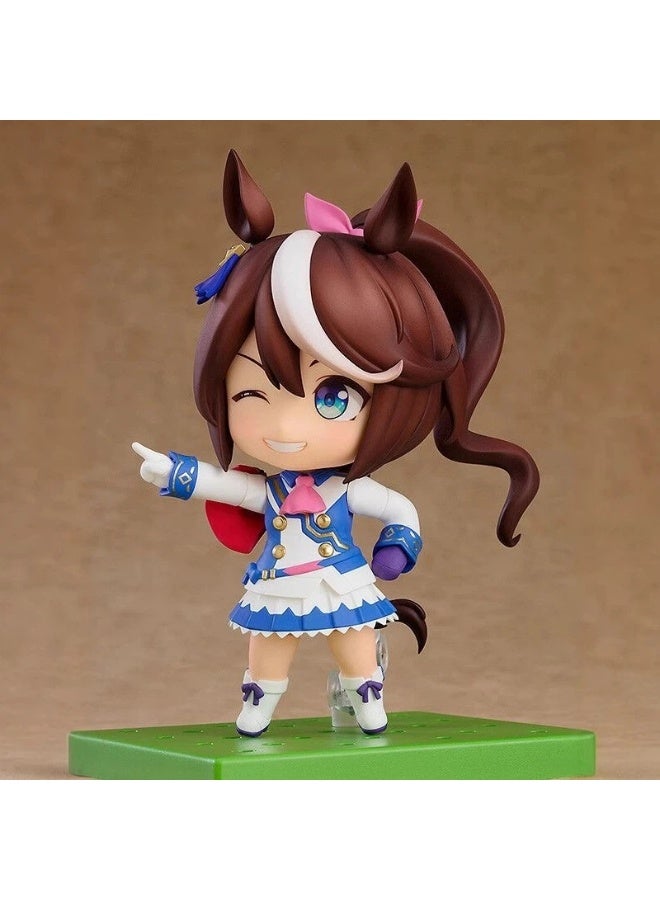 general Pretty Derby Tokai Teio movable Replacement Face Doll Model Decoration Desktop Decoration Toy Gift for Family and Friends - Image 2