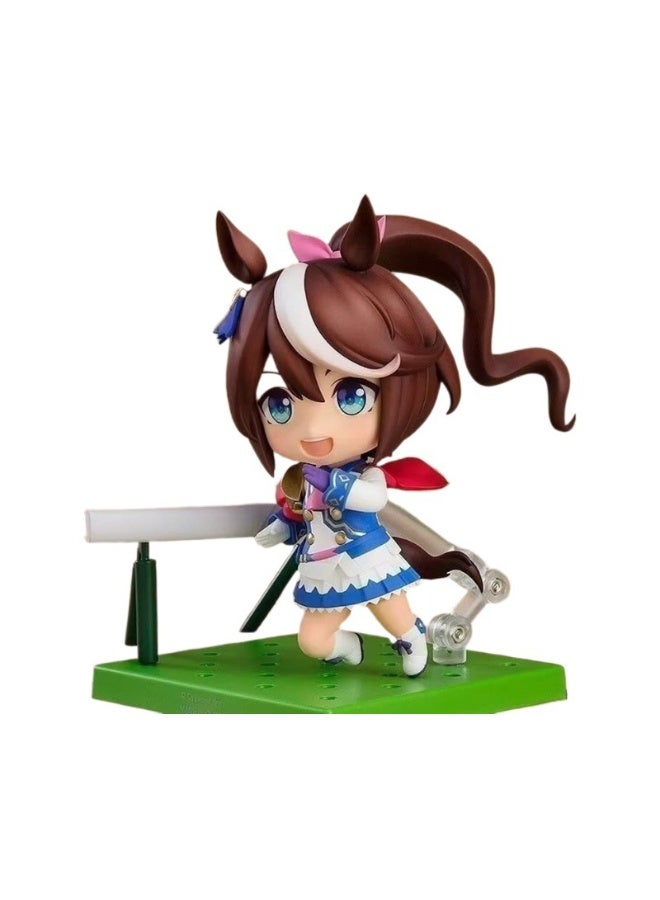 general Pretty Derby Tokai Teio movable Replacement Face Doll Model Decoration Desktop Decoration Toy Gift for Family and Friends - Image 1