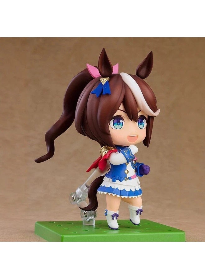 general Pretty Derby Tokai Teio movable Replacement Face Doll Model Decoration Desktop Decoration Toy Gift for Family and Friends - Image 4