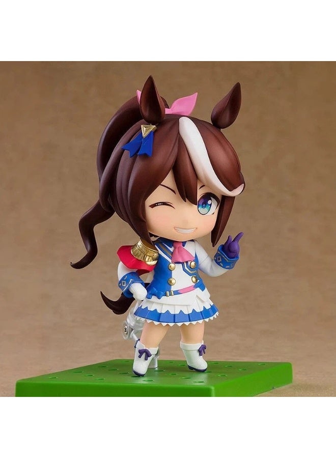 general Pretty Derby Tokai Teio movable Replacement Face Doll Model Decoration Desktop Decoration Toy Gift for Family and Friends - Image 3