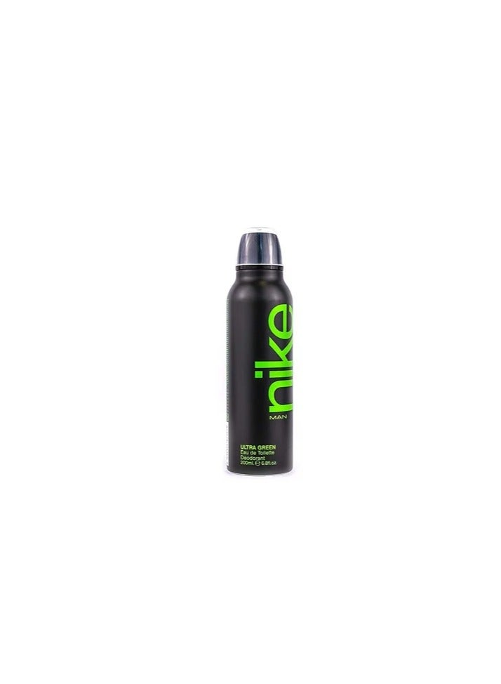 Nike Man 24H Ultra Green Deodorant Spray - Eau De Toilette - 200ml - Image 4