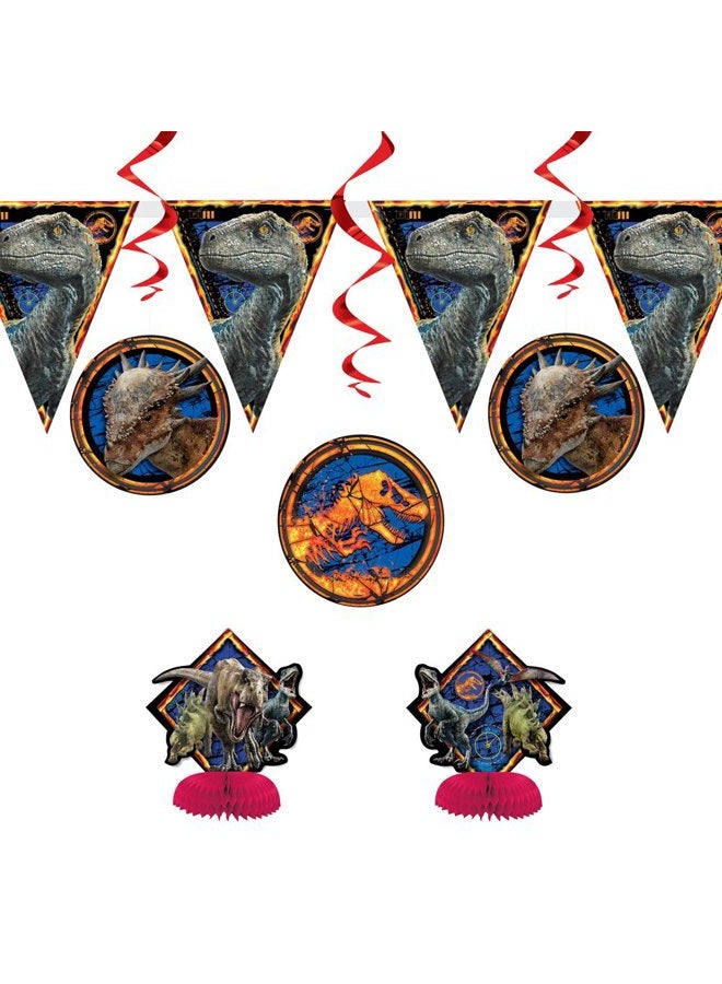amscan Party Decoration Kit | Jurassic World 2 | 7 Pcs - Image 1