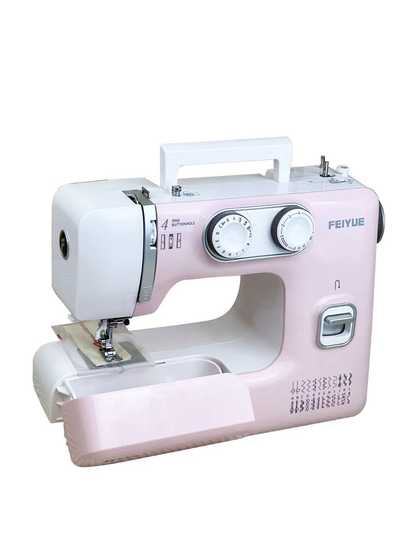 فيوي مكينة خياطة منزلية فييو وردي  24 غرزة مزودة بمحرك سيرفو FYE300 - Image 3