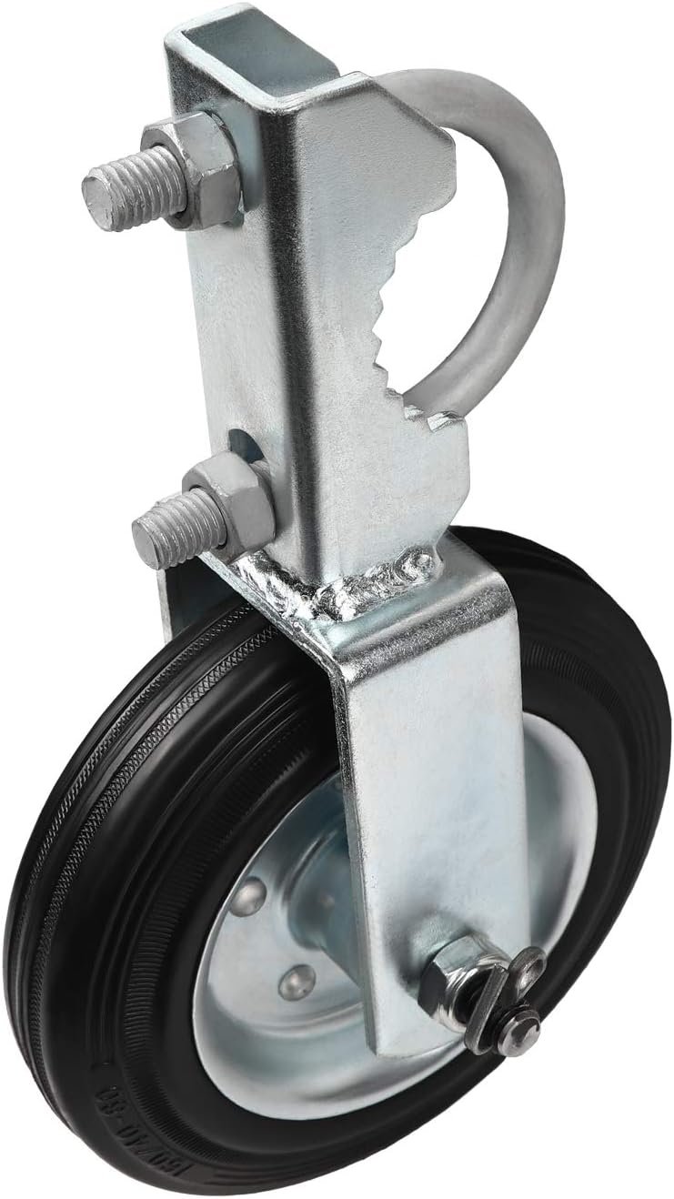 MOFEEZ Gate Wheel for Metal Swing Gate with 1-5/8" Thru 2" Gate Frames, Gate Support Wheel for Chain Link Fence (Set of 2) - Image 5