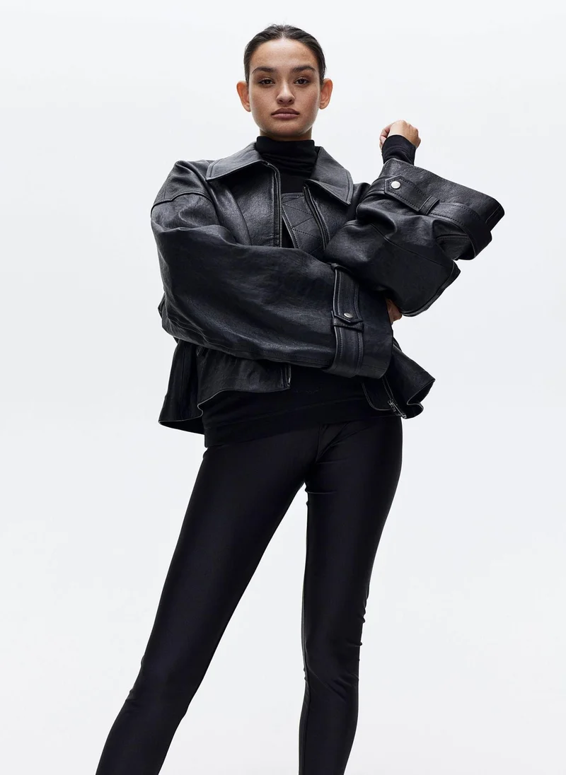 H&M Mama Shiny Leggings