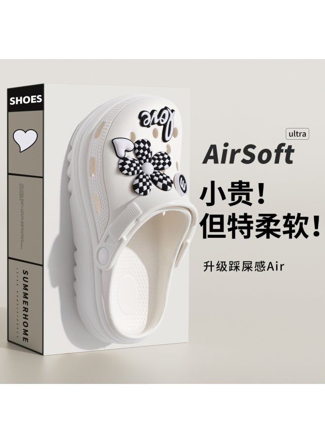 Operating Room Clogs For Women, Summer Outdoor Wear,  New Model, Nurse Hoal Eva Thick-soled Slippers With A Soft Stepping Feel For Women