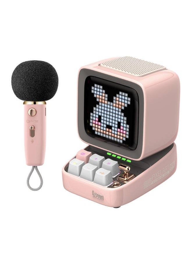 ديفوم Ditoo-5M Speaker Pink Pixel Art Bluetooth Speaker - Image 1