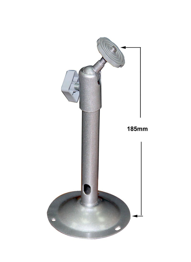 Generic - Universal Ceiling Mount for Projector, CCTV DVR Camera, Monitor, and Projector Wall Mount with Capacity Up to 4KG ( Aluminum, Silver ) - Image 1