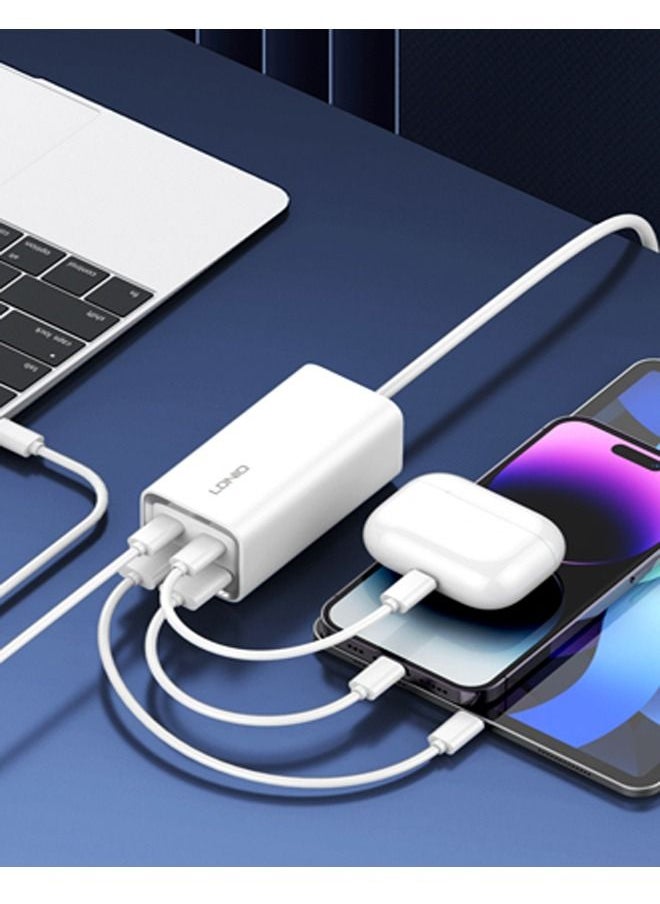 Power Extension Desktop Power Strip & 65W USB C Charger With 2USB-C & 2USB-A Ports Fast Charge For Desktop Power Strip For Laptop/Macbook/Ipad/Camera/Cell Phone 1.5M Cable - pzsku/Z322969C46B88EFD21B90Z/45/_/1691677241/65d6dcc9-67ce-4f15-9480-aadc15b8342a