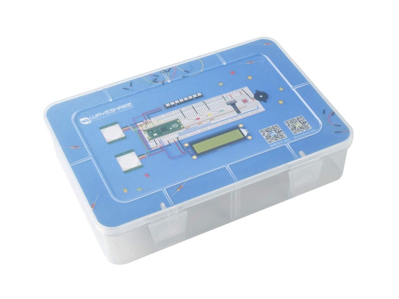 Waveshare مجموعة البداية الأساسية من Waveshare لـ Raspberry Pi Pico مع دروس وموارد غنية، بدء سريع مع Raspberry Pi Pico وبرمجة MicroPython للمبتدئين في Raspberry Pi - Image 4