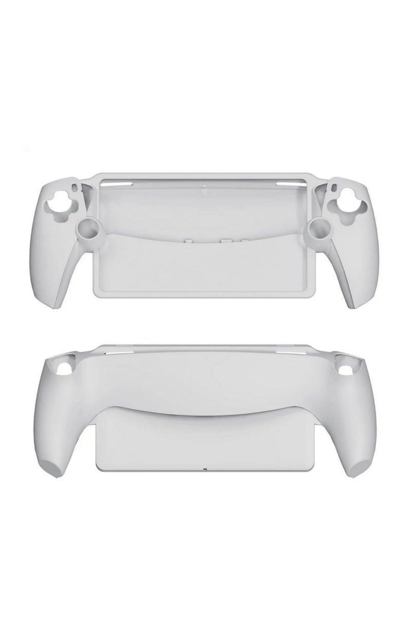 "غطاء سيليكون واقي لحافظة PlayStation المحمولة - مضاد للسقوط والصدمات - غطاء سيليكون لوحدة PS5 المحمولة - حماية كاملة للجسم - لون أبيض" - Image 3