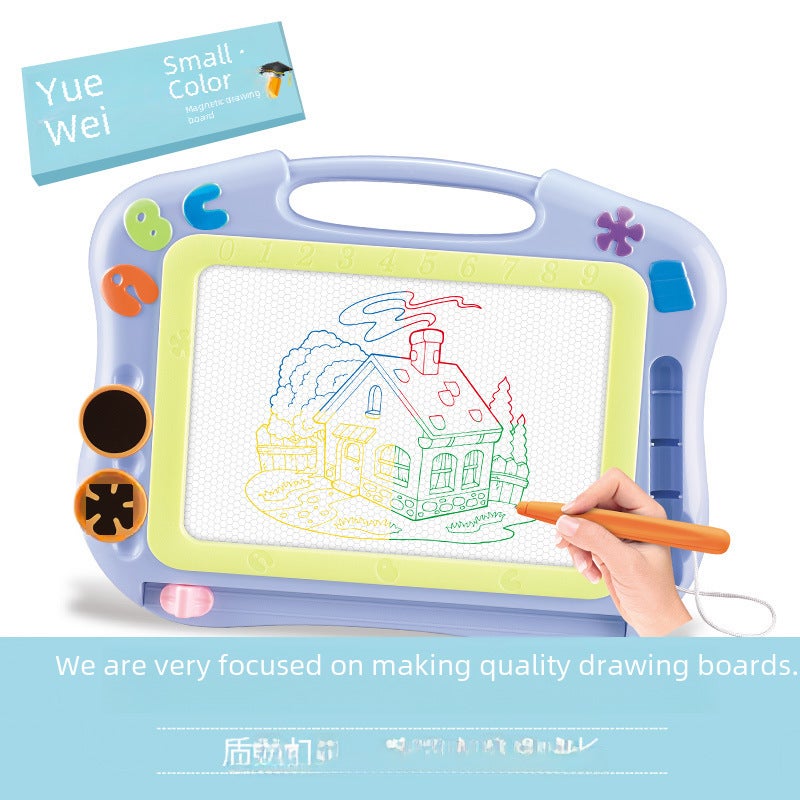 New Year's Gift Children's Magnetic Drawing Board Early Education Thickened Writing Board Painting Show Drawing Board Creative Kindergarten Toys(175B Pink English Packaging Writing Board) - Image 4