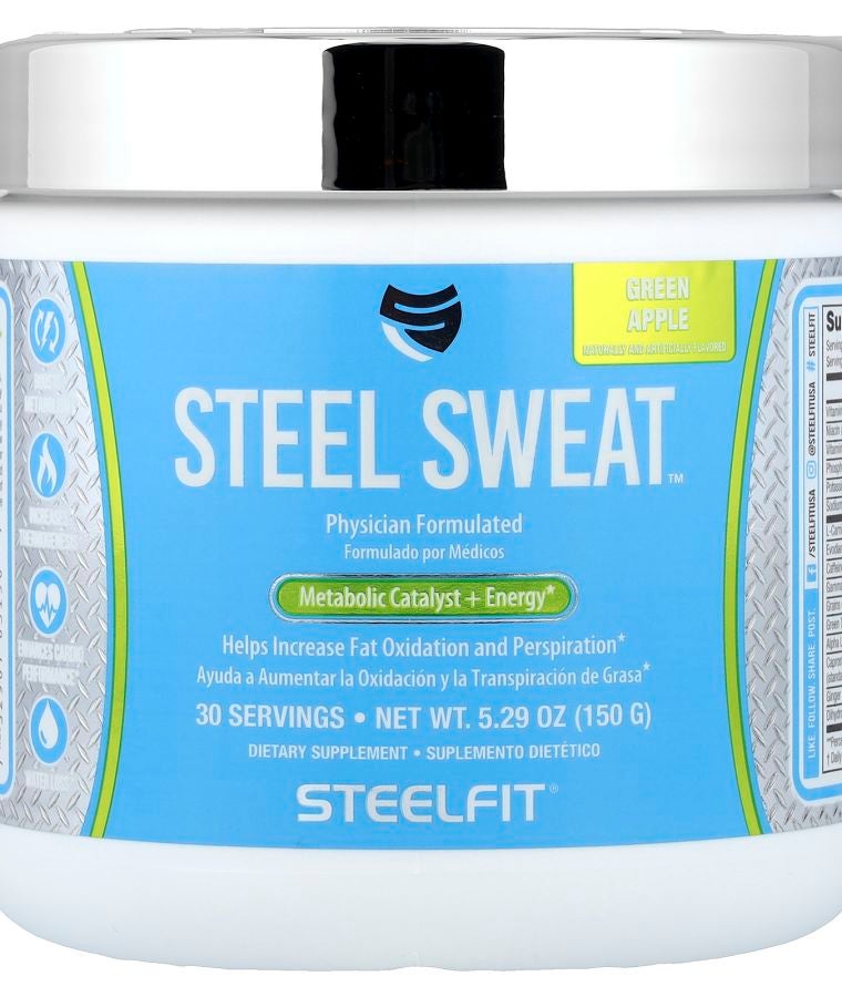 Steel Sweat ™ Metabolic Catalyst + Energy Green Apple 5.29 oz (150 g)