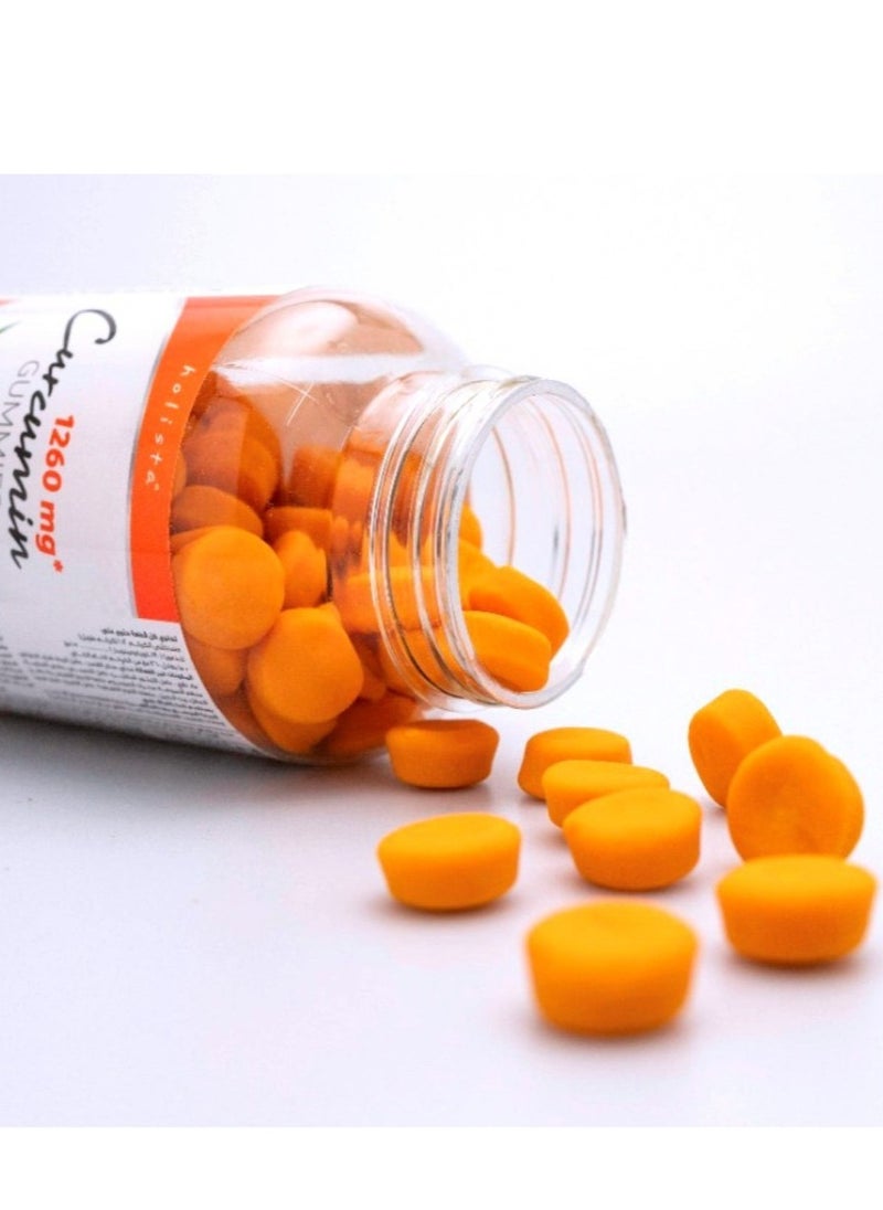 Holista - Holista Curcumin 1260 Mg 120 Gummies - Image 1