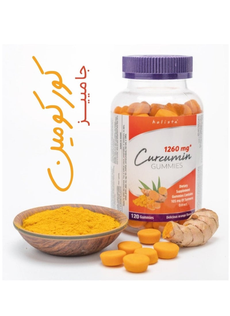 Holista - Holista Curcumin 1260 Mg 120 Gummies - Image 1