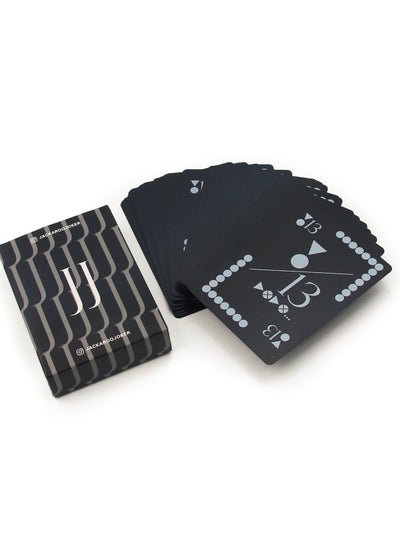 JACKAROOJOKER Plastic Playing Card Decks For Board Game 1 Deck-Black