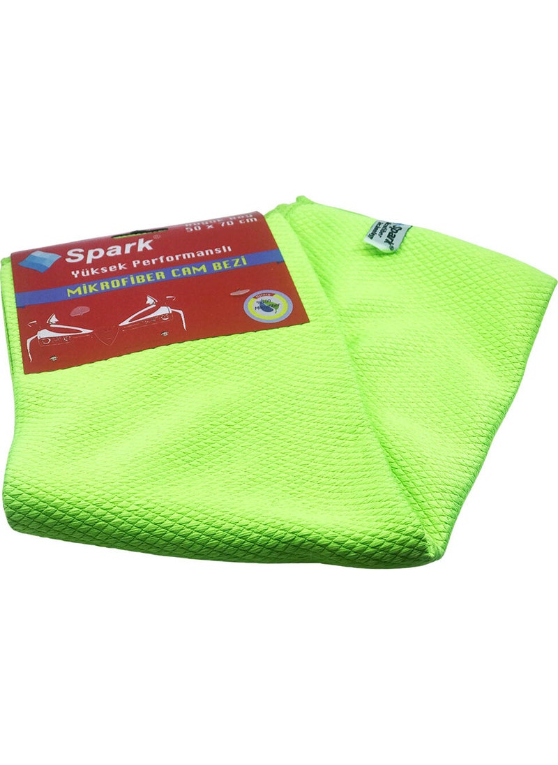 Spark - Microfiber Auto Glass Cloth 50×70 - Image 1
