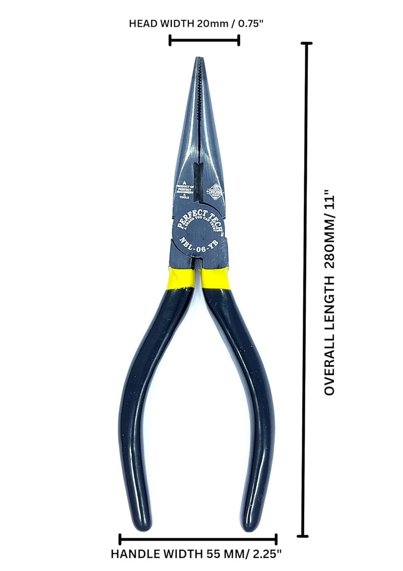 PERFECT TECH Combination Cutting Plier | Cutting Plier | Anti-Rust Properties For Gripping | Industrial & Plumber Hand Tools | Pliers For Home Tool Kit | Double Dip Set Tools (DC-08-YB & NBL-06-YB) - Image 5