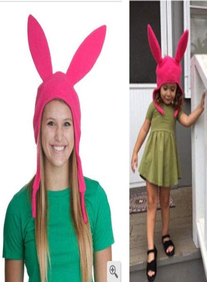 PMIYS Bob's Burgers Louise Bunny Ears Hat, Easter Rabbit Long Ears, Cute Rabbit Hat (01 Adult, One Size) - Image 2