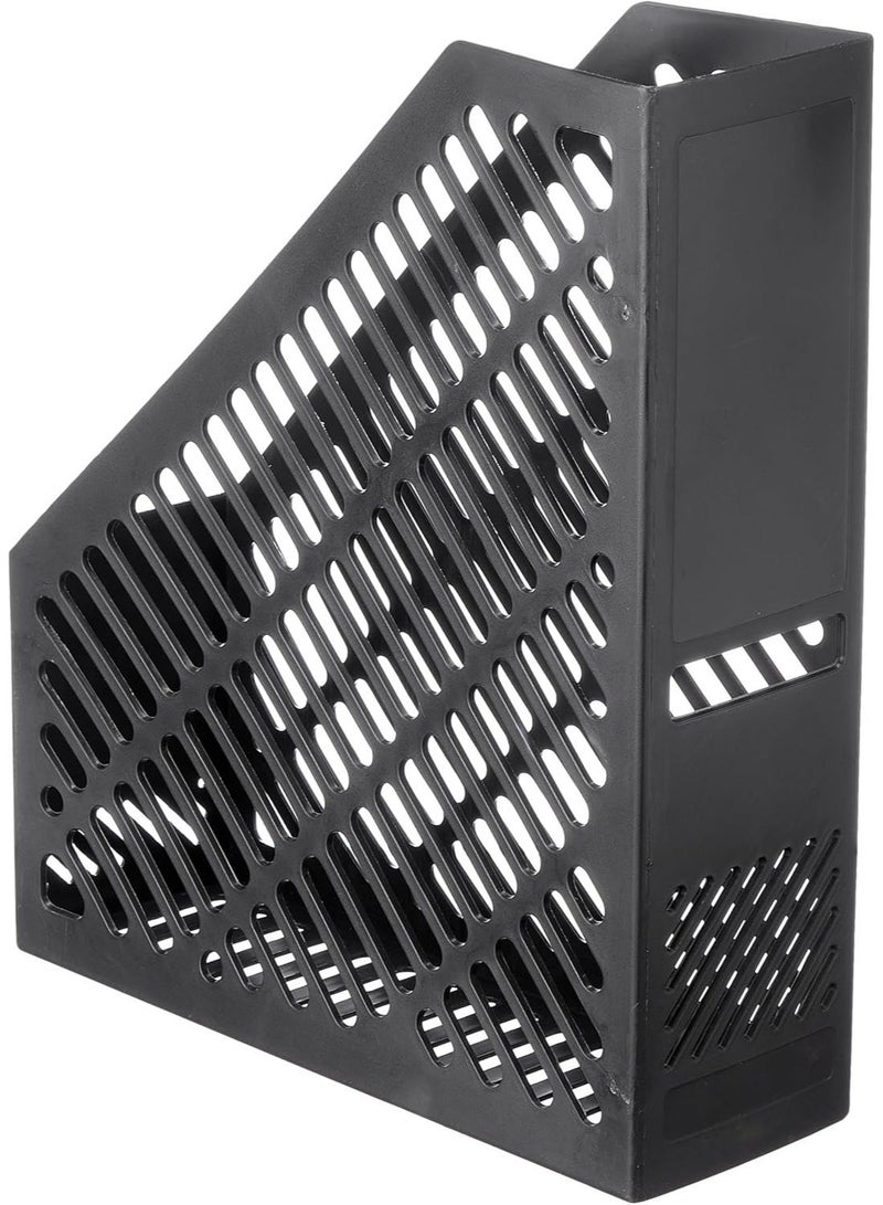 Black plastic file holder for home and office - Image 4