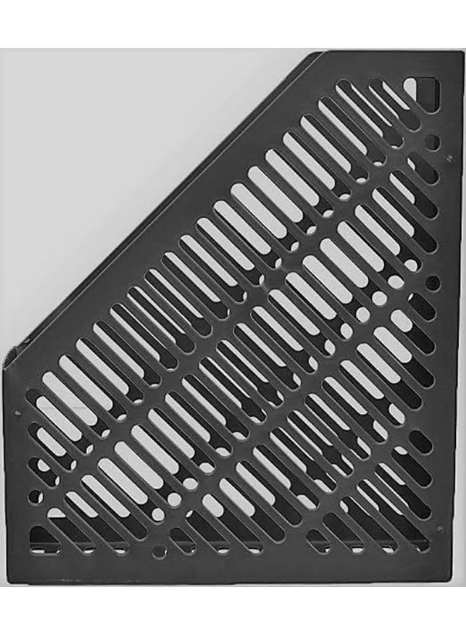 Black plastic file holder for home and office - Image 2