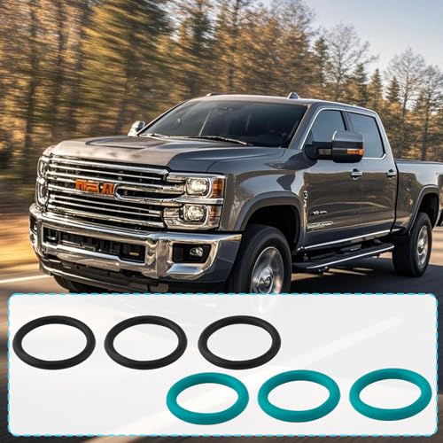 Gosknor 8 Pack M29517 Oil Pump Pickup Tube O-Ring Seals for LS Engines, 4 Green Fluororubber O Ring & 4 Black Nitrile Rubber Engine Oil Pickup Tube Gasket Kit for LS Engines1997-2013 - Image 3