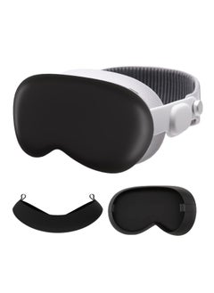 SYOSI Vision Pro Silicone Cover, Protective Case for Apple Vision Pro 2024, Slim, Shockproof, Anti-Scratch, Dustproof, Black Screen Cover for VR Headset, Essential Accessories  - Image 1