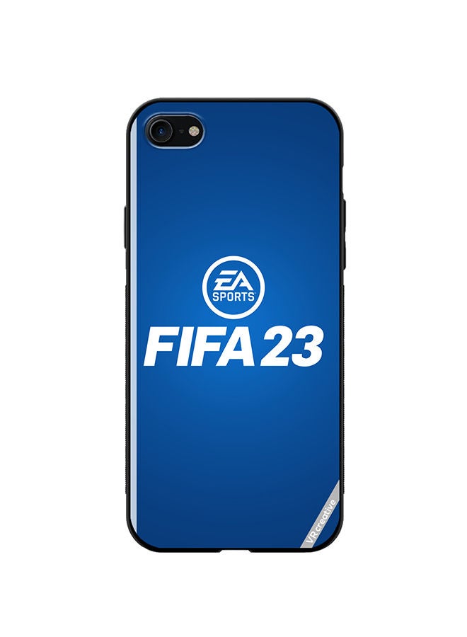 VR CREATIVE Protective Case Cover For Apple iPhone SE (2022) Fifa 23 Blue Ea Design Multicolour - Image 1